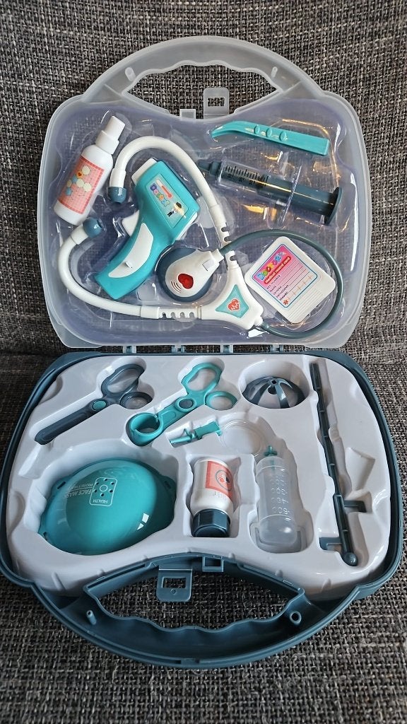 Nieuwe kinder dokterskoffer met lilcht en geluid, Ophalen of Verzenden, Nieuw, Elektronica, Met licht
