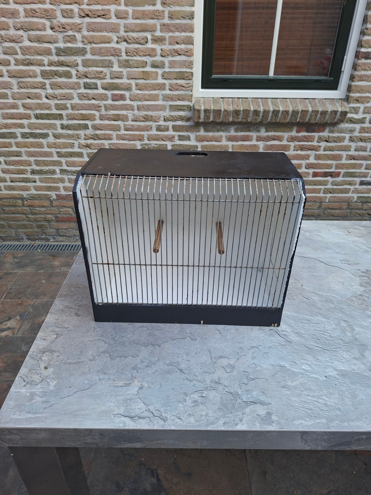 te koop tentoonstelling kooi, Ophalen of Verzenden, Hout, Vogelkooi