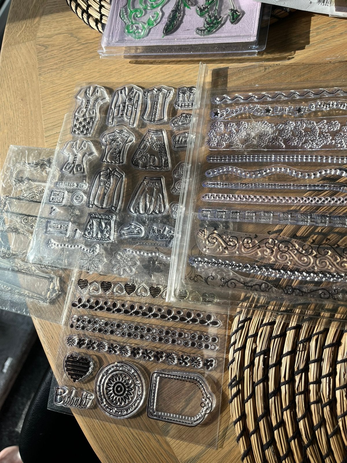 Stempels, mag ook apart, Ophalen, Zo goed als nieuw, Houten stempel