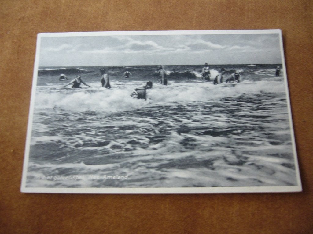 NES - AMELAND  =  IN HET GOLVENSPEL, Verzenden, 1920 tot 1940, Ongelopen, Waddeneilanden