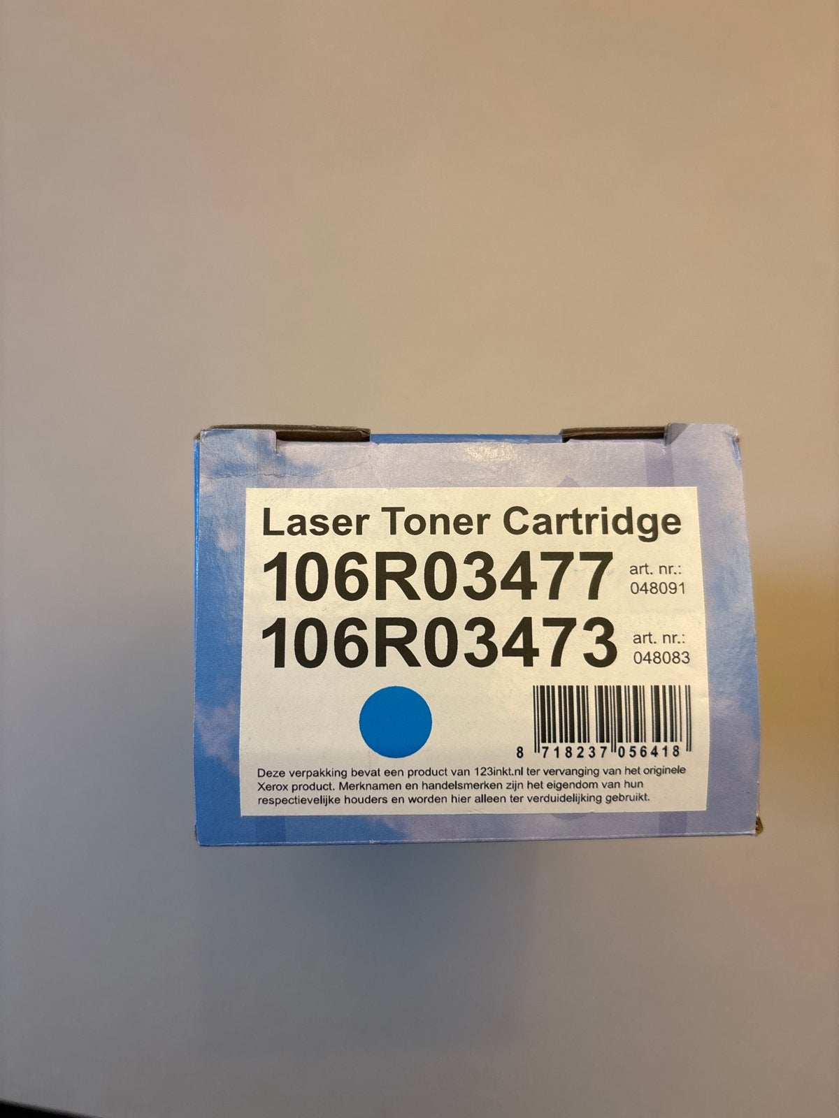 Xerox 123inkt Laser Toner Cartridge 106R03477/106R03473, Ophalen of Verzenden, Nieuw, Toner