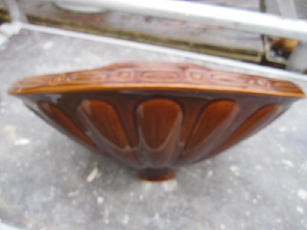 Prachtig roodbruin fonteintje stijl jugendstil / art nouveau, Ophalen, Zo goed als nieuw