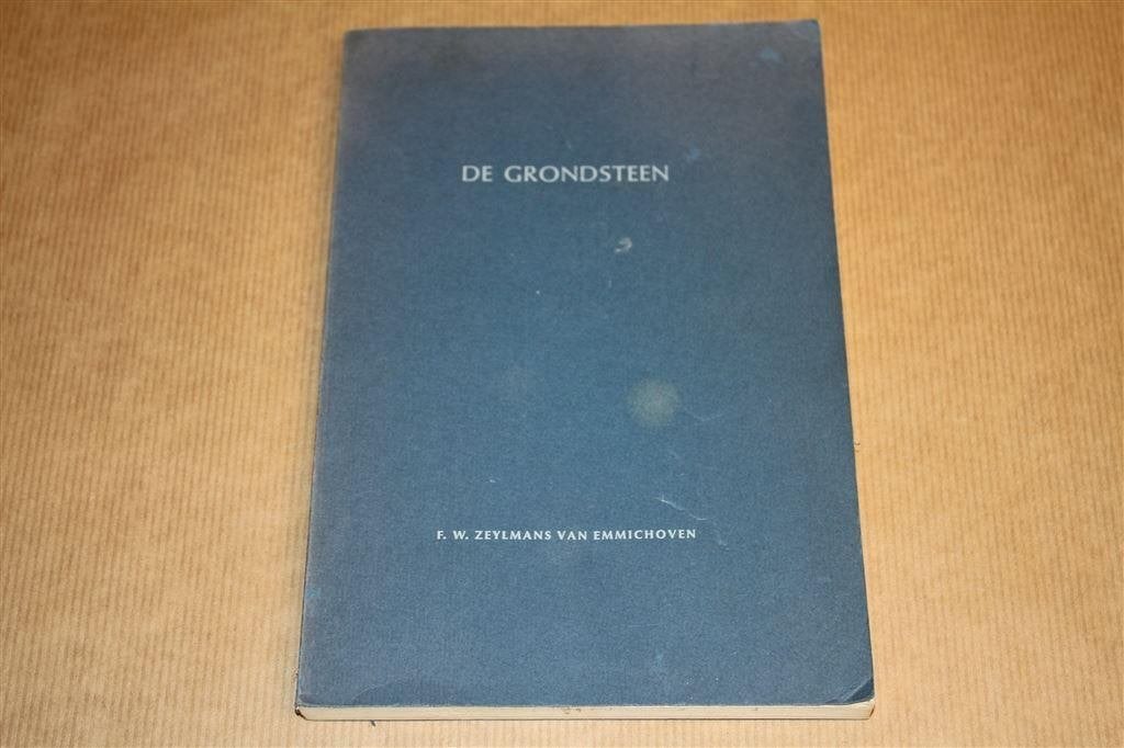 De grondsteen - Zeylmans van Emmichoven, Ophalen of Verzenden, Gelezen, Overige onderwerpen, Achtergrond en Informatie