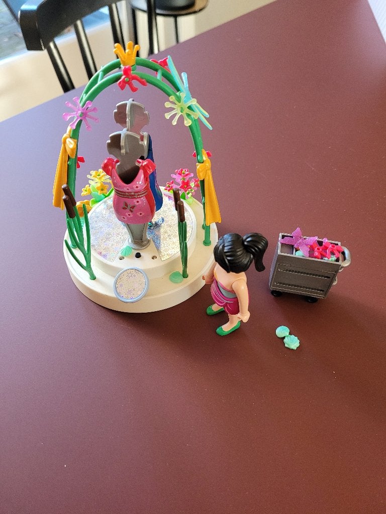 Playmobil sprookjesachtige waterpartij met figuren, Complete set, Overige typen, Ophalen of Verzenden, Zo goed als nieuw