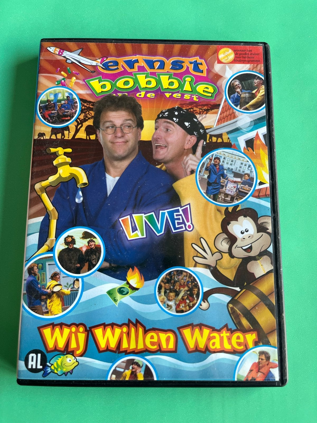 Ernst, Bobbie en de rest - Wij Willen Water (DVD), Show, Gebruikt, Alle leeftijden, Familie