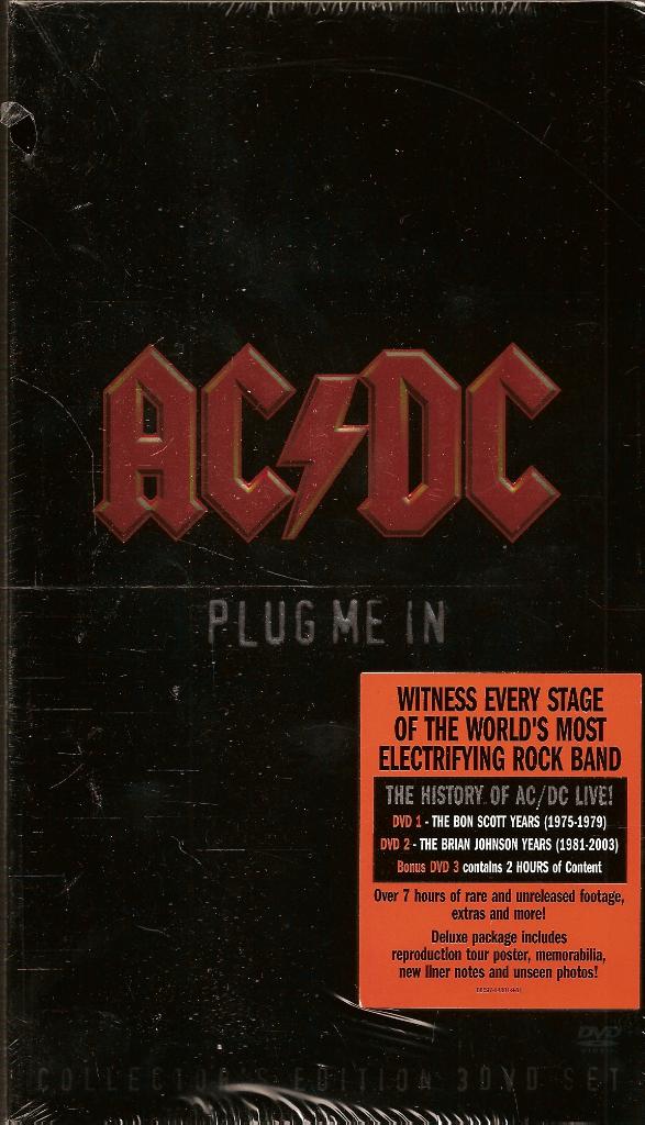 AC/DC - Plug me in ( 3 dvd box set ), Cd's en Dvd's, Ophalen of Verzenden, Nieuw in verpakking, Boxset