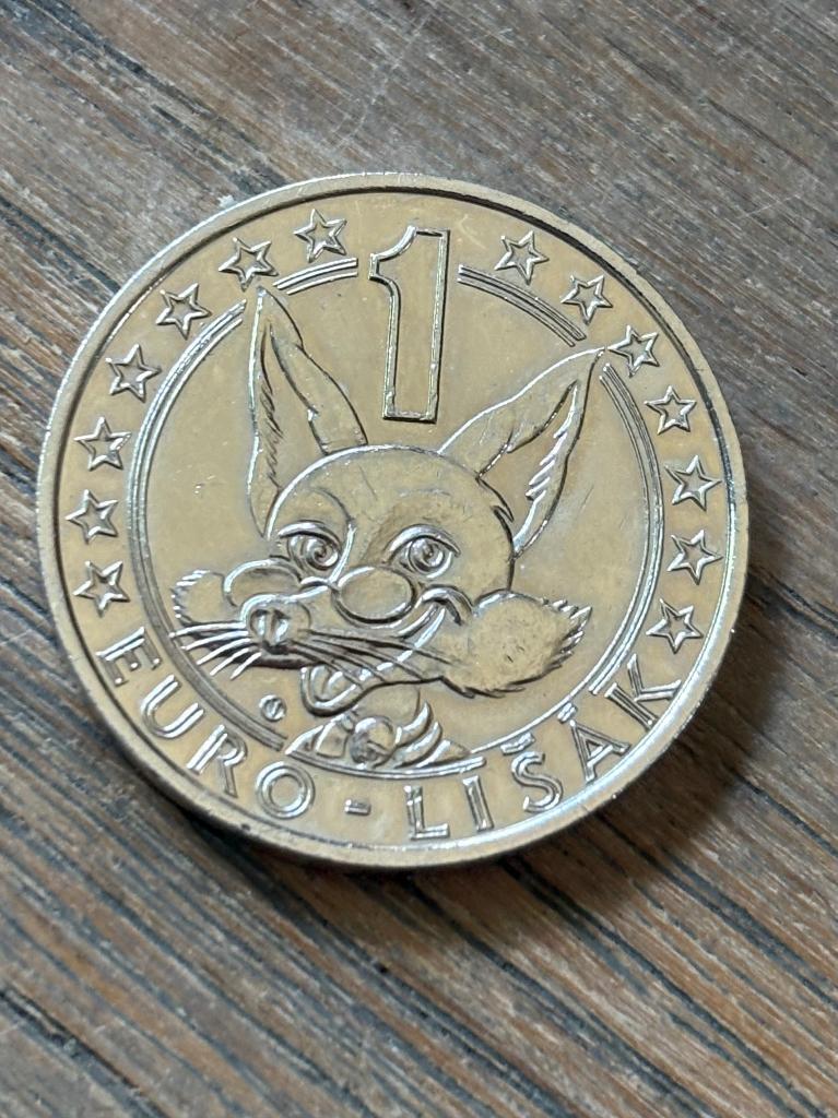 1 Euro Lisak Tsjechie, Ophalen of Verzenden, Overige materialen, Buitenland