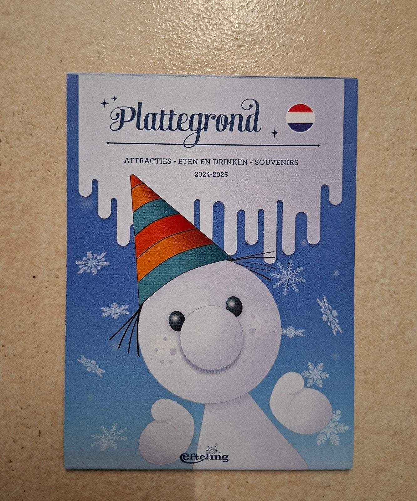 Efteling Pjotr 2024-2025 parkplattegrond kaart plattegrond, Verzamelen, Ophalen of Verzenden, Nieuw, Gebruiksvoorwerp