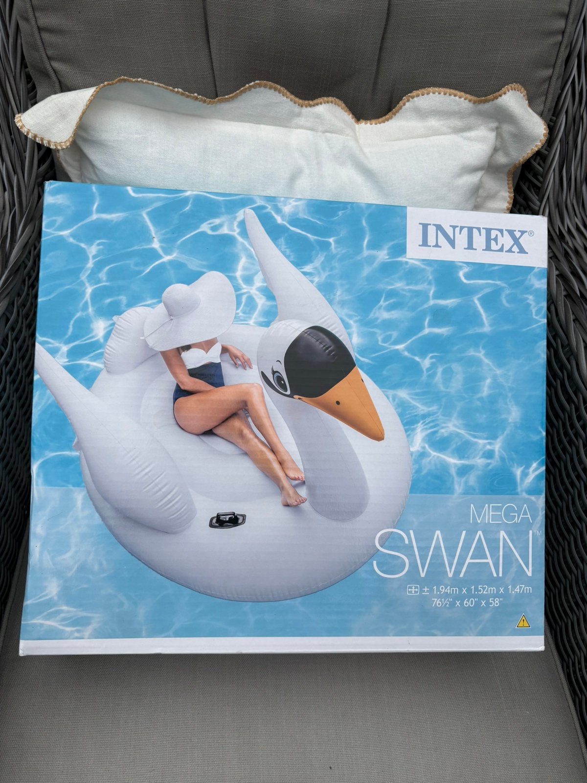 Intex mega zwaam luchtbed, Ophalen of Verzenden, Nieuw