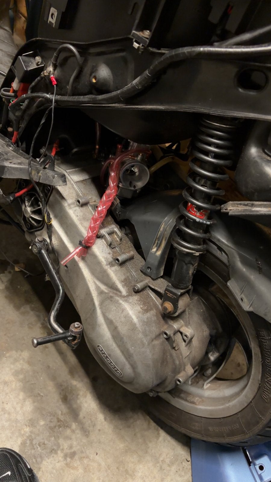 Piaggio 172cc 2-takt motorblok, Ophalen of Verzenden, Gebruikt, Blok