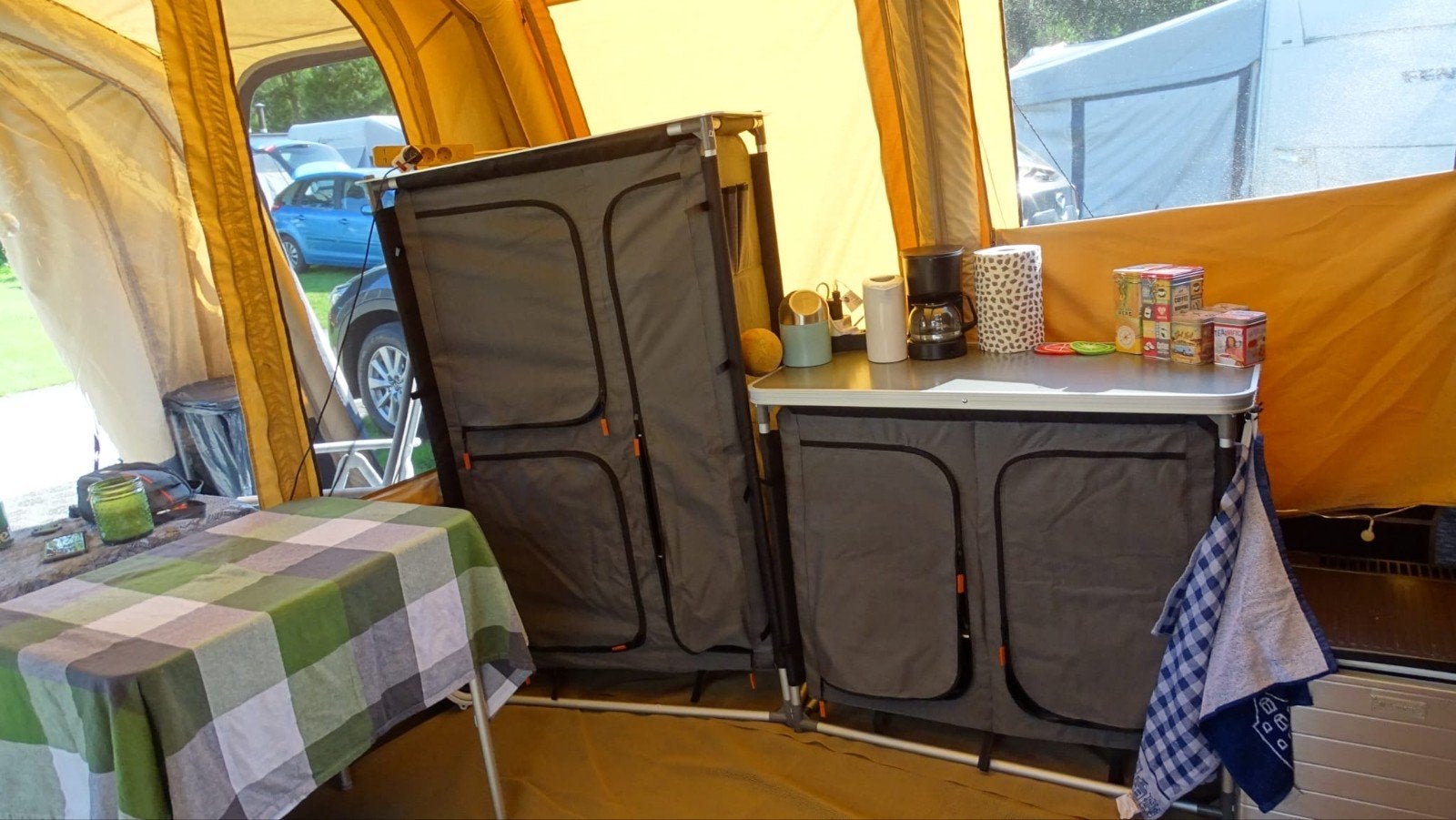 Obelink campingkastjes - 3 stuks, gebruikt, echt een koopje!, Ophalen, Gebruikt
