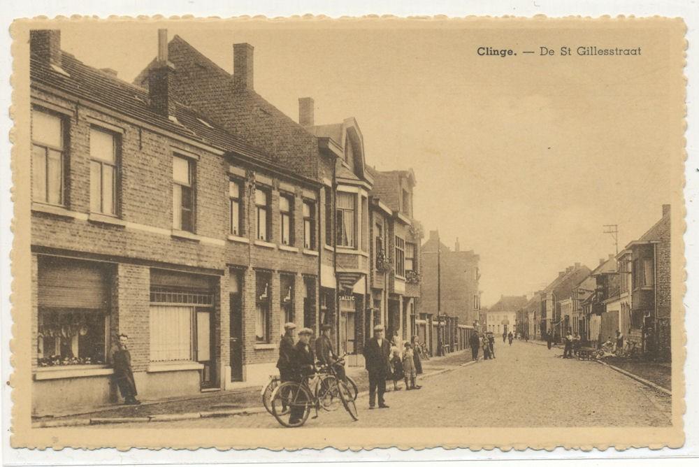 Clinge - De St. Gillesstraat, Ophalen of Verzenden, Voor 1920, Ongelopen, Zeeland