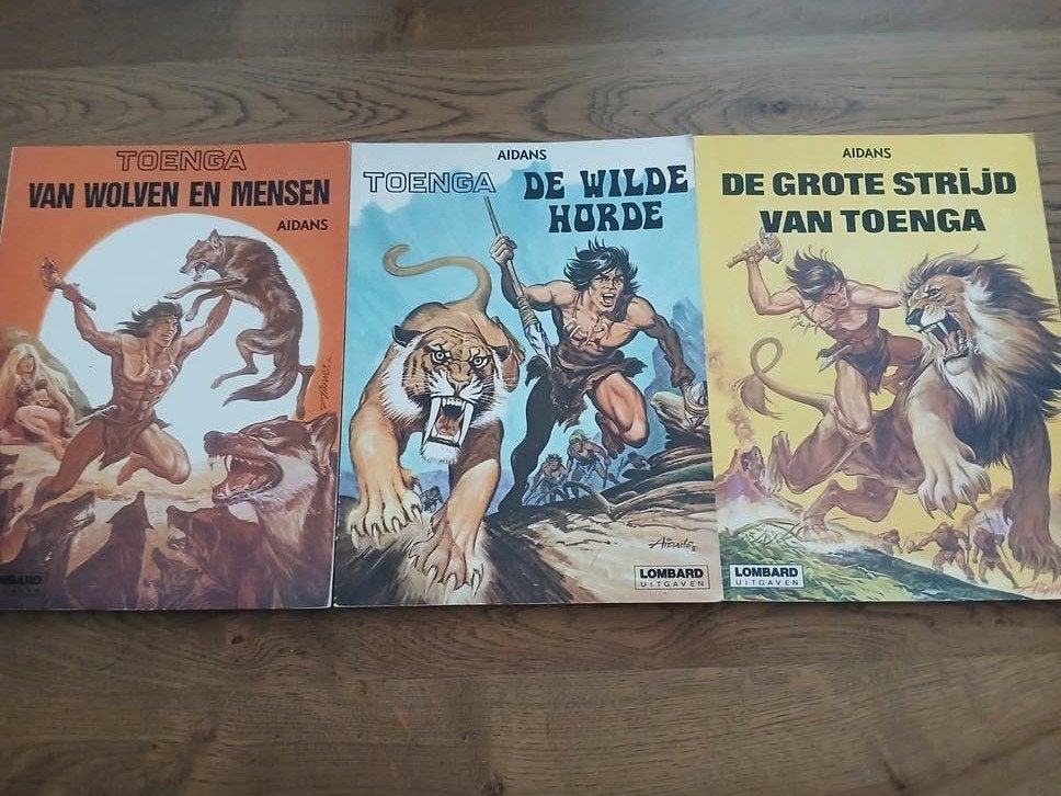 7 X STRIP   TOENGA, Edouard Aidans, Europa, Ophalen of Verzenden, Zo goed als nieuw