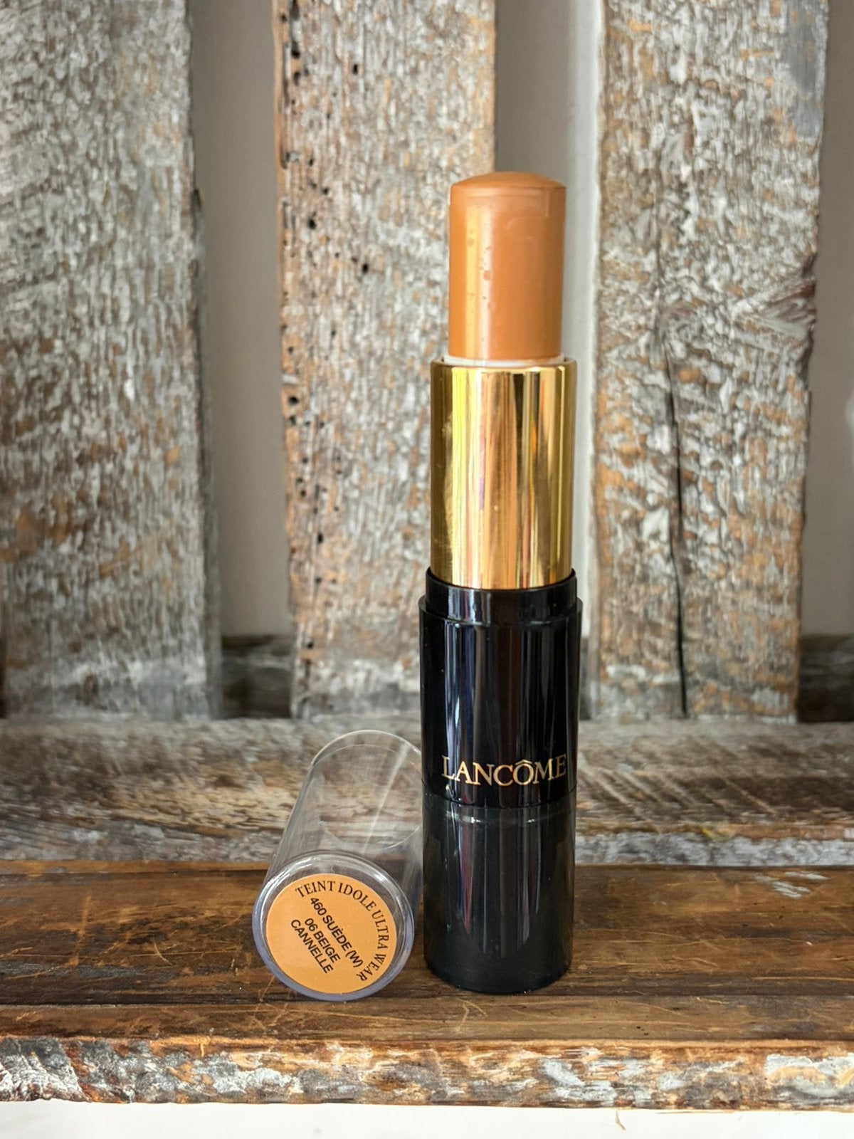 Lancome Teint Idole Foundation Stick 06 Beige Canelle, Ophalen of Verzenden, Zo goed als nieuw, Beige, Gehele gezicht