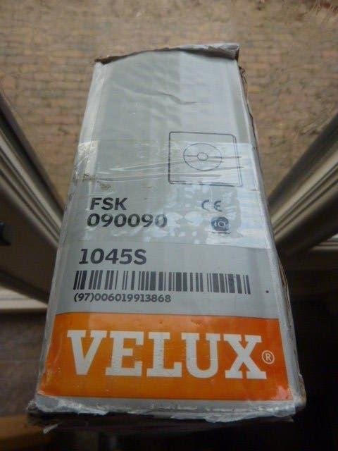 Nieuw Velux verduisterend solar plissé gordijn / FSK 090090., Rolgordijn, Isolerend, Wit, Nieuw