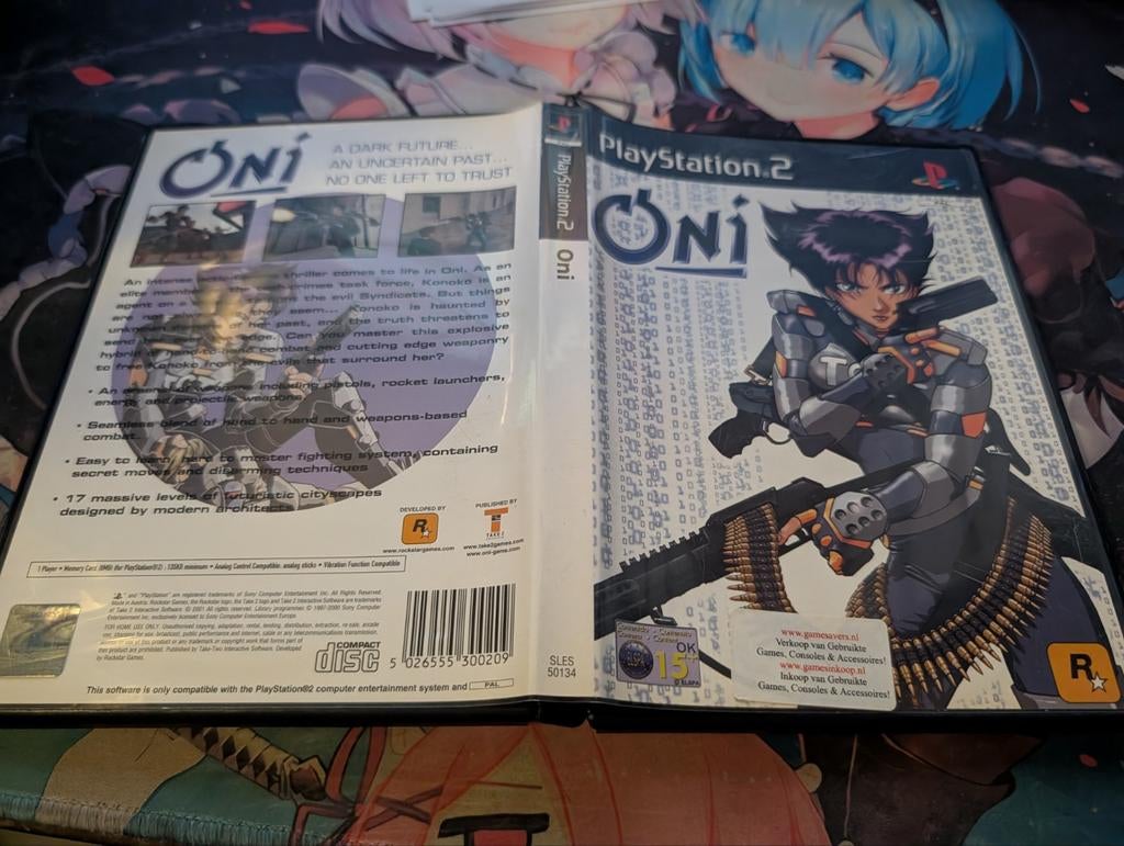 Oni - PlayStation 2 (PS2) - Actie/Avontuur, Avontuur en Actie, Gebruikt, 1 speler, Ophalen of Verzenden