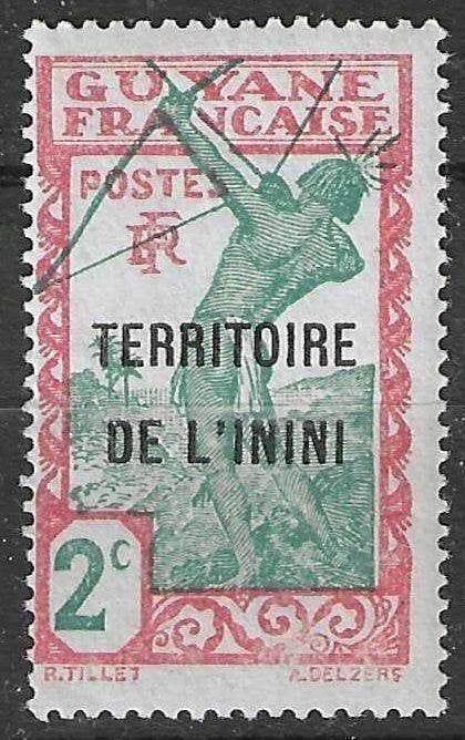 Frans-Inini 1932/1938 - Yvert 2 - Territoire de l'Inini (PF), Verzenden, Overige landen, Postfris
