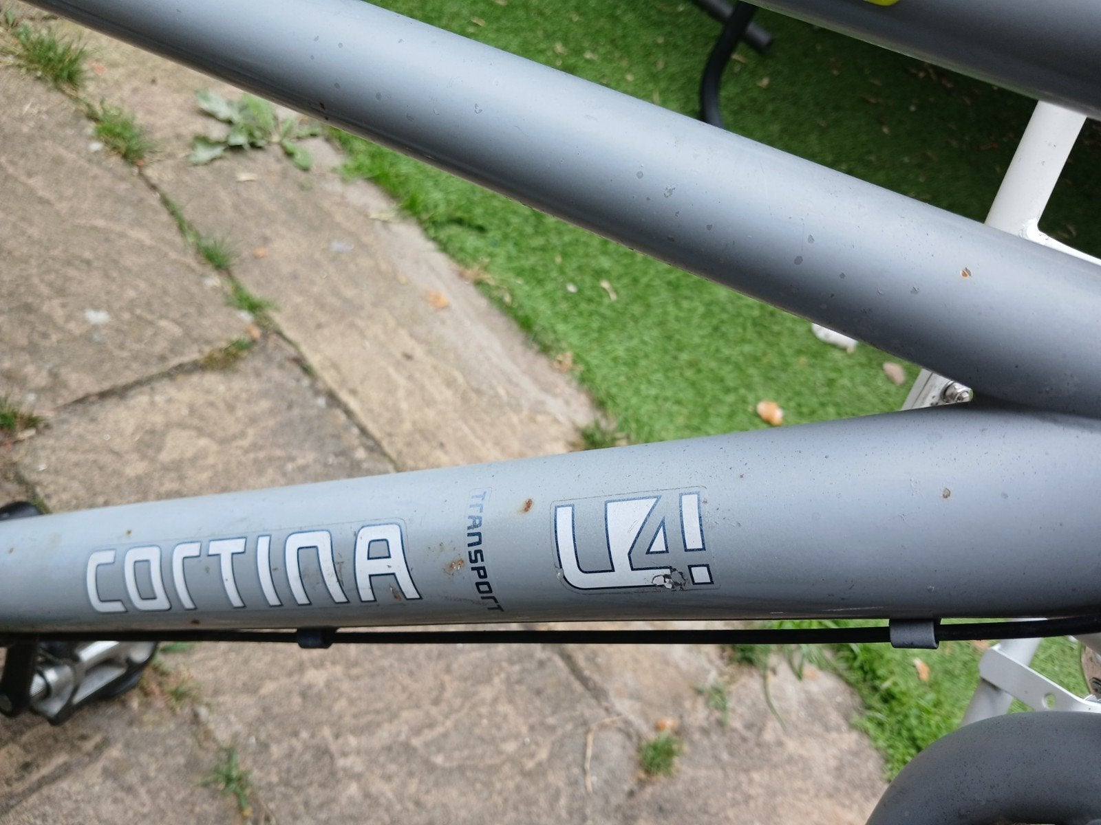 24 inch Cortina Transport U4 fiets met blauwe banden, Terugtraprem, Versnellingen, Ophalen, Overige merken