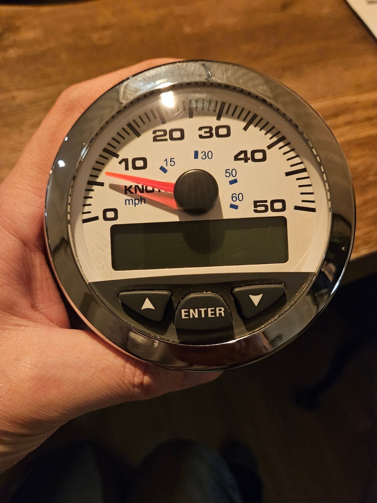 Yanmar snelheidsmeter voor boot (KNOTS/MPH), Ophalen, Gebruikt, Motor en Techniek