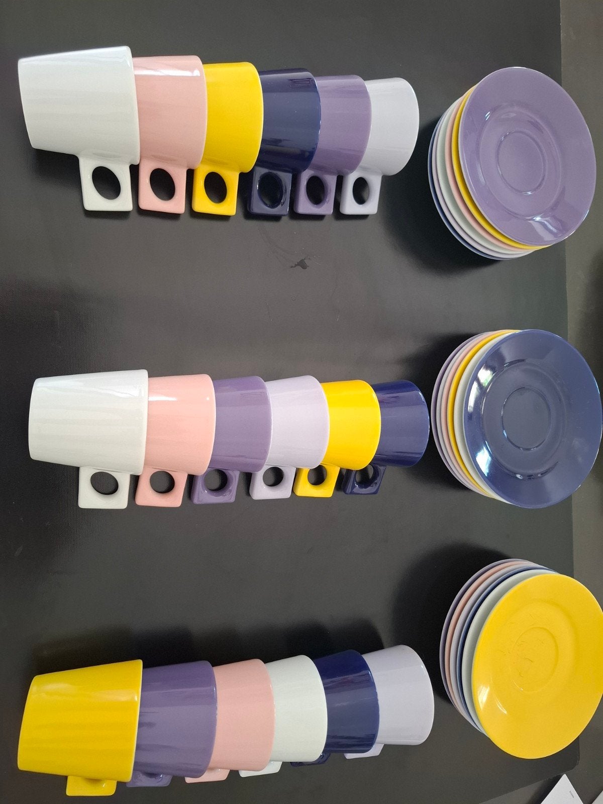 Walkure Germany - 18 Espresso/Koffie kopjes, schotel, Huis en Inrichting, Keuken | Servies, Ophalen, Gebruikt, Overige merken