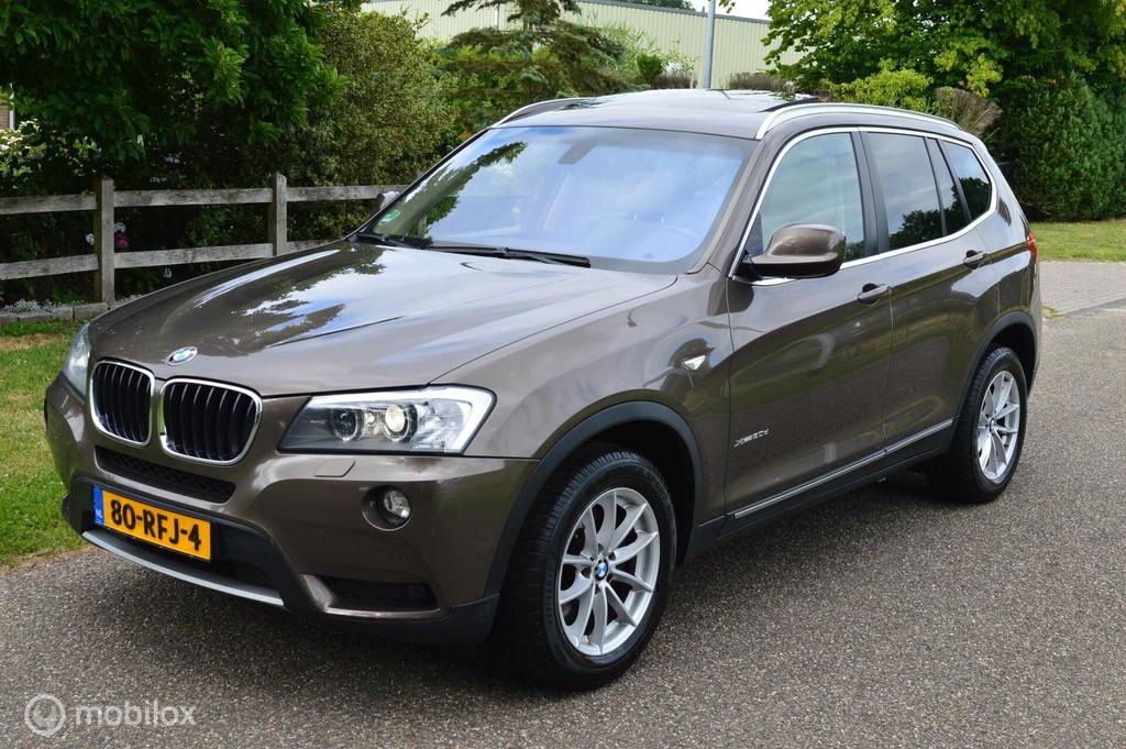 BMW X3 20D Xdrive High Executive / Panorama / 1ste eigenaar, Auto's, BMW, Automaat, Euro 5, Bruin, Bedrijf