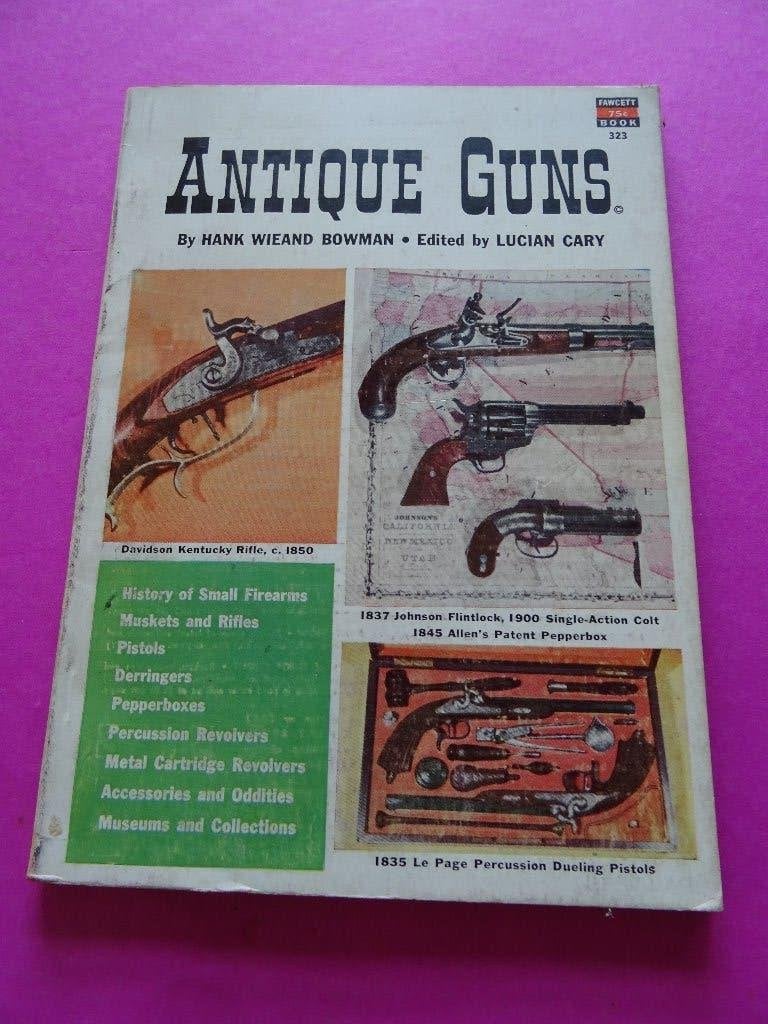 boekje antieke wapens pistool percussion geweer pepperbox, Antiek en Kunst, Ophalen of Verzenden