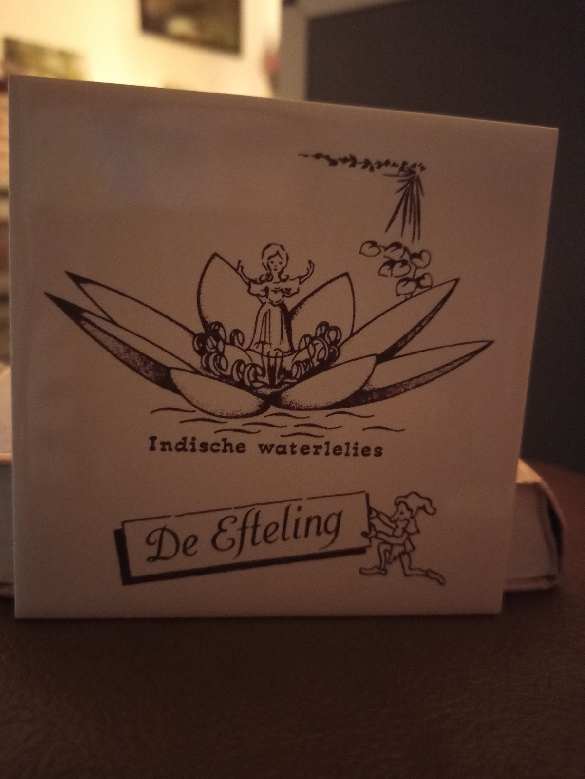 Efteling Indische Waterlelies tegel H&R Johnson, Verzamelen, Efteling, Ophalen of Verzenden, Gebruikt, Overige typen