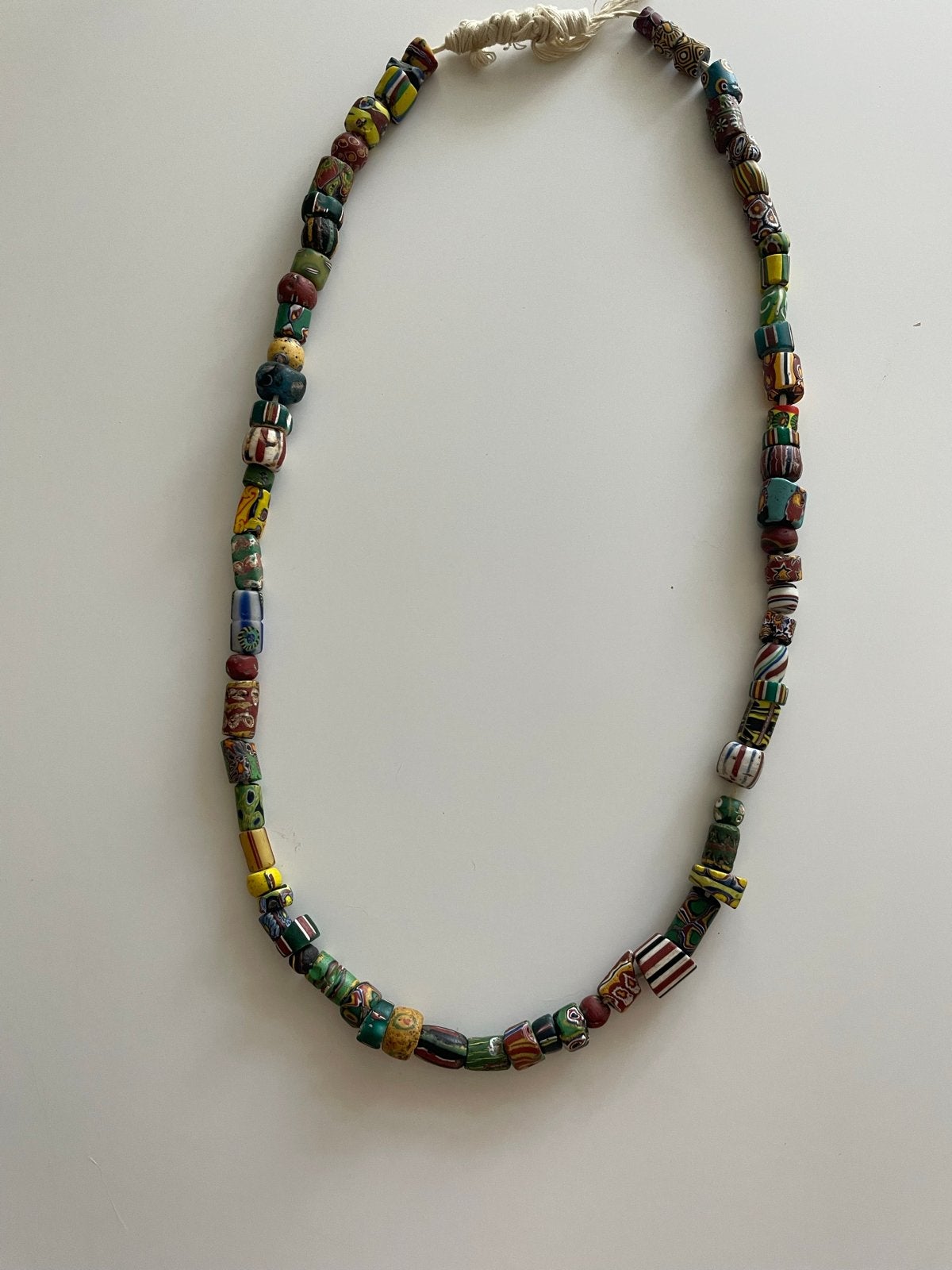 Afrikaanse/Venetiaanse Trade Beads Ketting, Ophalen of Verzenden, Gebruikt, Overige kleuren, Overige materialen
