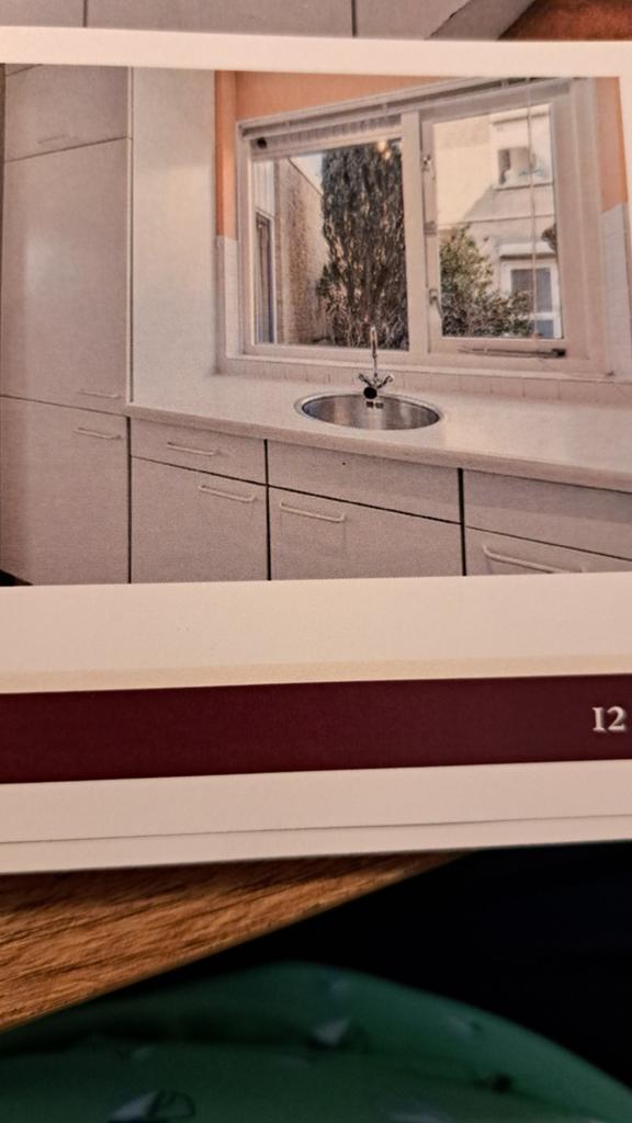 Witte Hoekkeuken, zonder fornuis, met inbouwkoelkast, Huis en Inrichting, Keuken | Complete keukens, Ophalen, Gebruikt, Wit, Hoekkeuken