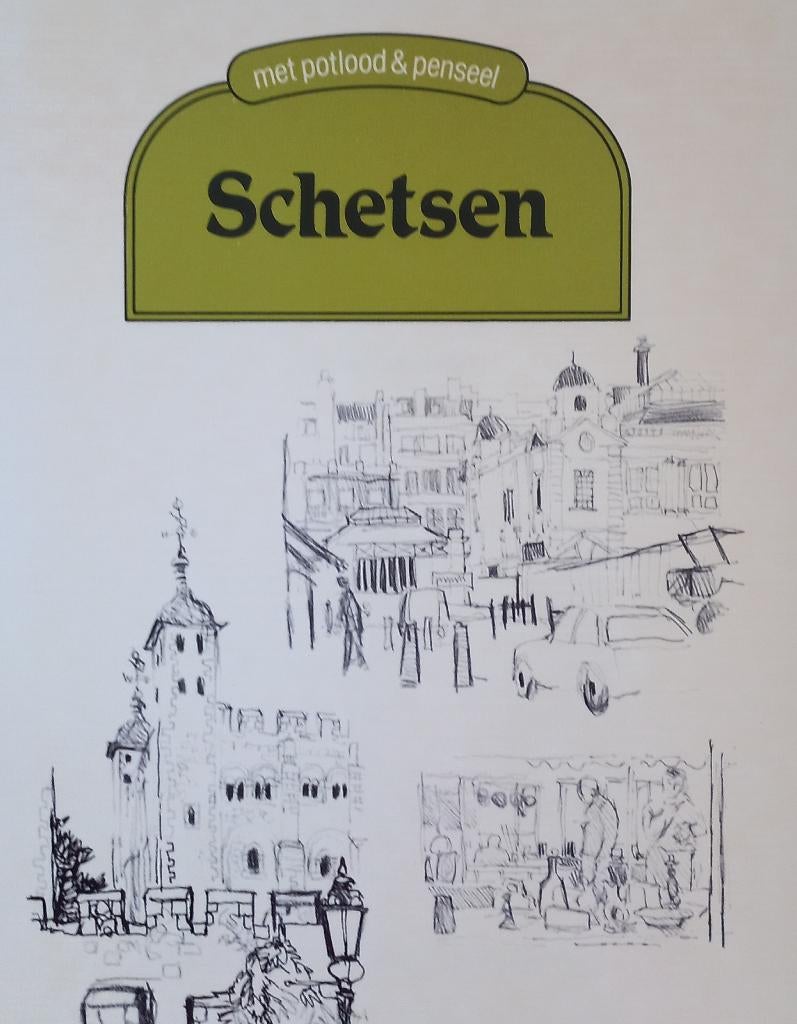 Tekenen: SCHETSEN MET POTLOOD & PENSEEL, Verzenden, Gebruikt, Boek of Gids