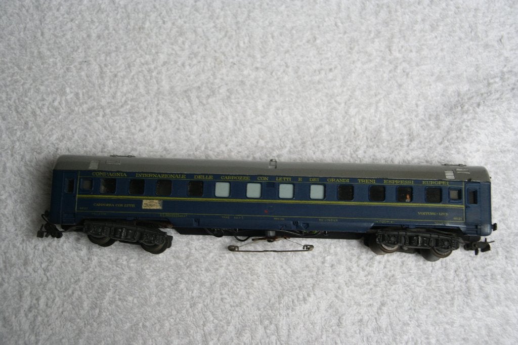 Pocher HO 215 Slaapwagen 215 CIWL blauw 4621 (2-3), Wisselstroom, Wagon, Ophalen of Verzenden, Zo goed als nieuw