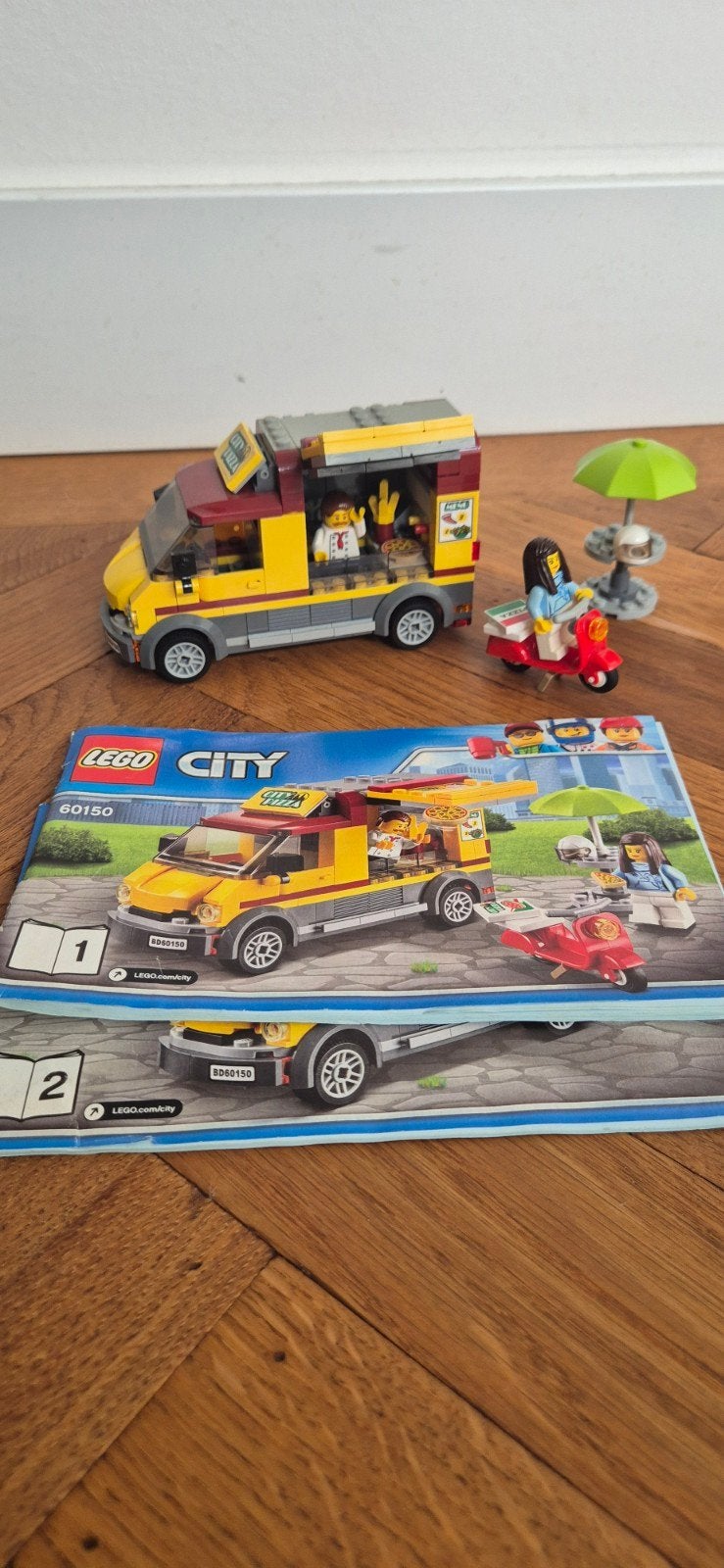 Lego City - pizza bestelwagen 60150, City, Lego, Ophalen of Verzenden, Complete set