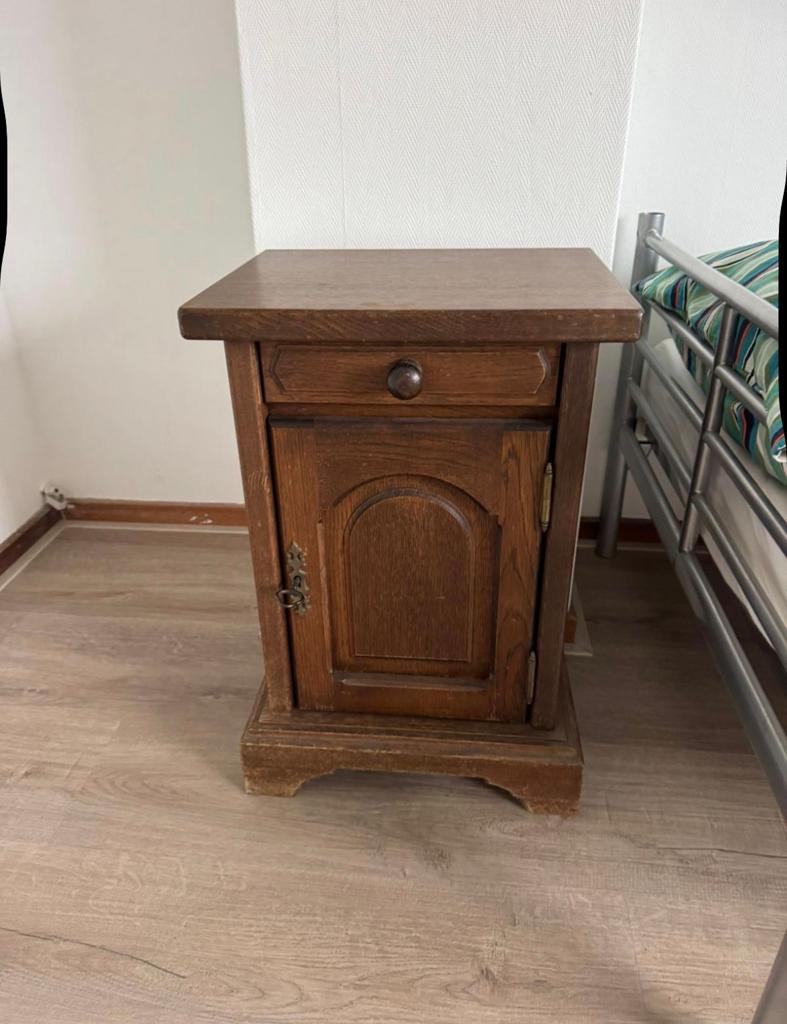 Houten Kastje, Ophalen, Zo goed als nieuw, Minder dan 45 cm, 55 tot 70 cm