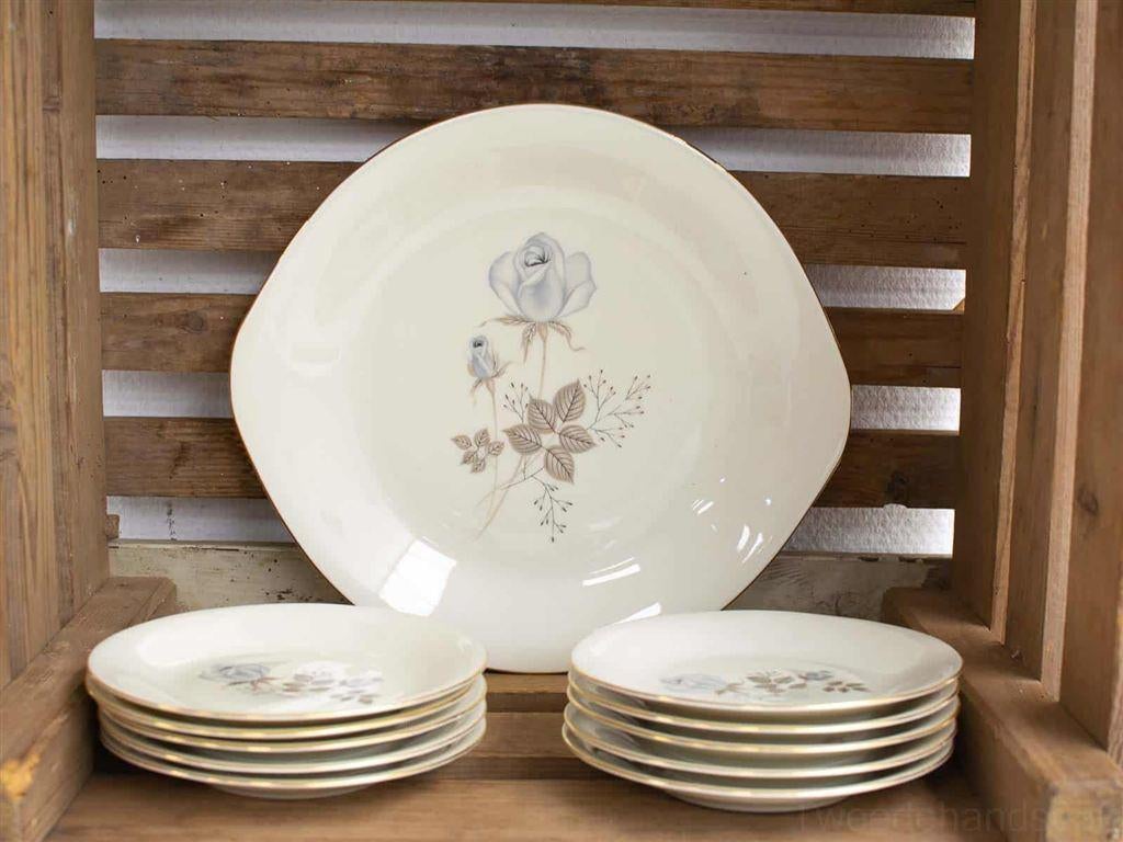 11 delig gebaksservies 27290, Huis en Inrichting, Keuken | Servies, Gebruikt, Bord(en), Wedgwood, Aardewerk, Ophalen of Verzenden