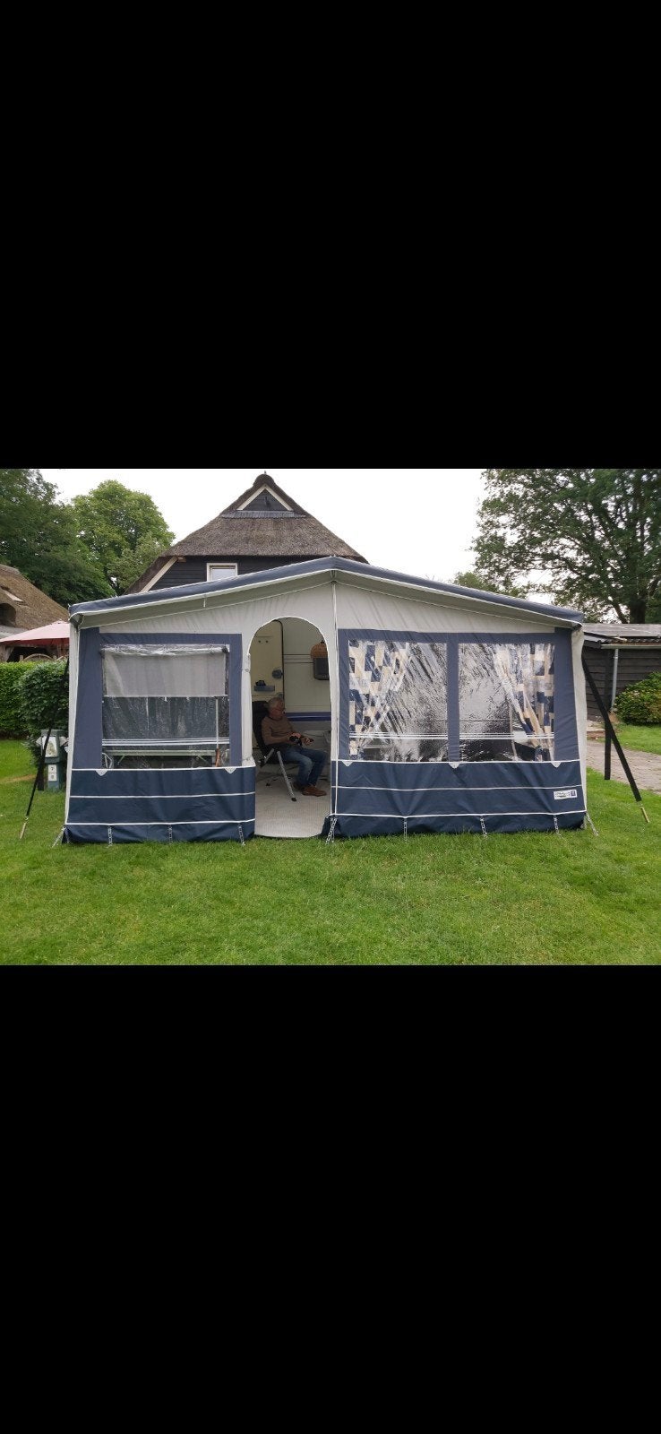 Goldcamp voortent voor caravan - Zo goed als nieuw, Ophalen, Zo goed als nieuw, Ten Cate All Season 240g/m2, Overige merken