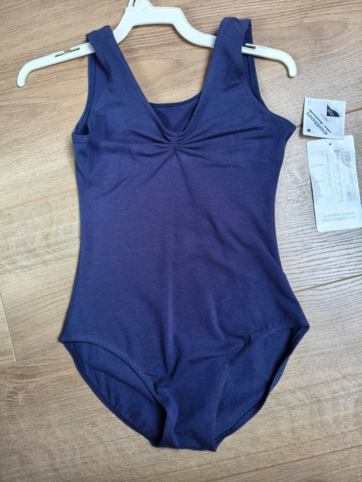 Papillon Balletpak Navy Blauw Maat 10/12 (134/146) Katoen, Sport en Fitness, Ballet, Ophalen of Verzenden, Nieuw, Kleding