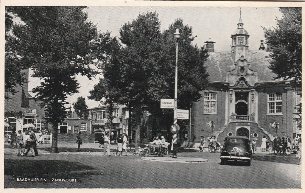 zandvoort- raadhuisplein, Ophalen of Verzenden, Voor 1920, Noord-Holland