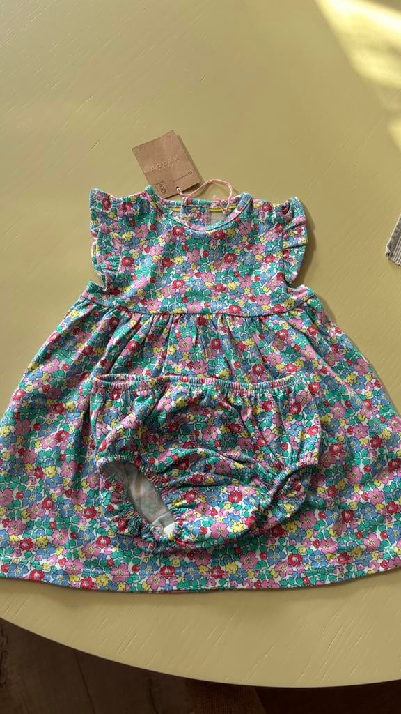 Baby Boden setje jurk bloomer 62-68 liberty london bloemen, Kinderen en Baby's, Verzenden, Zo goed als nieuw, Meisje