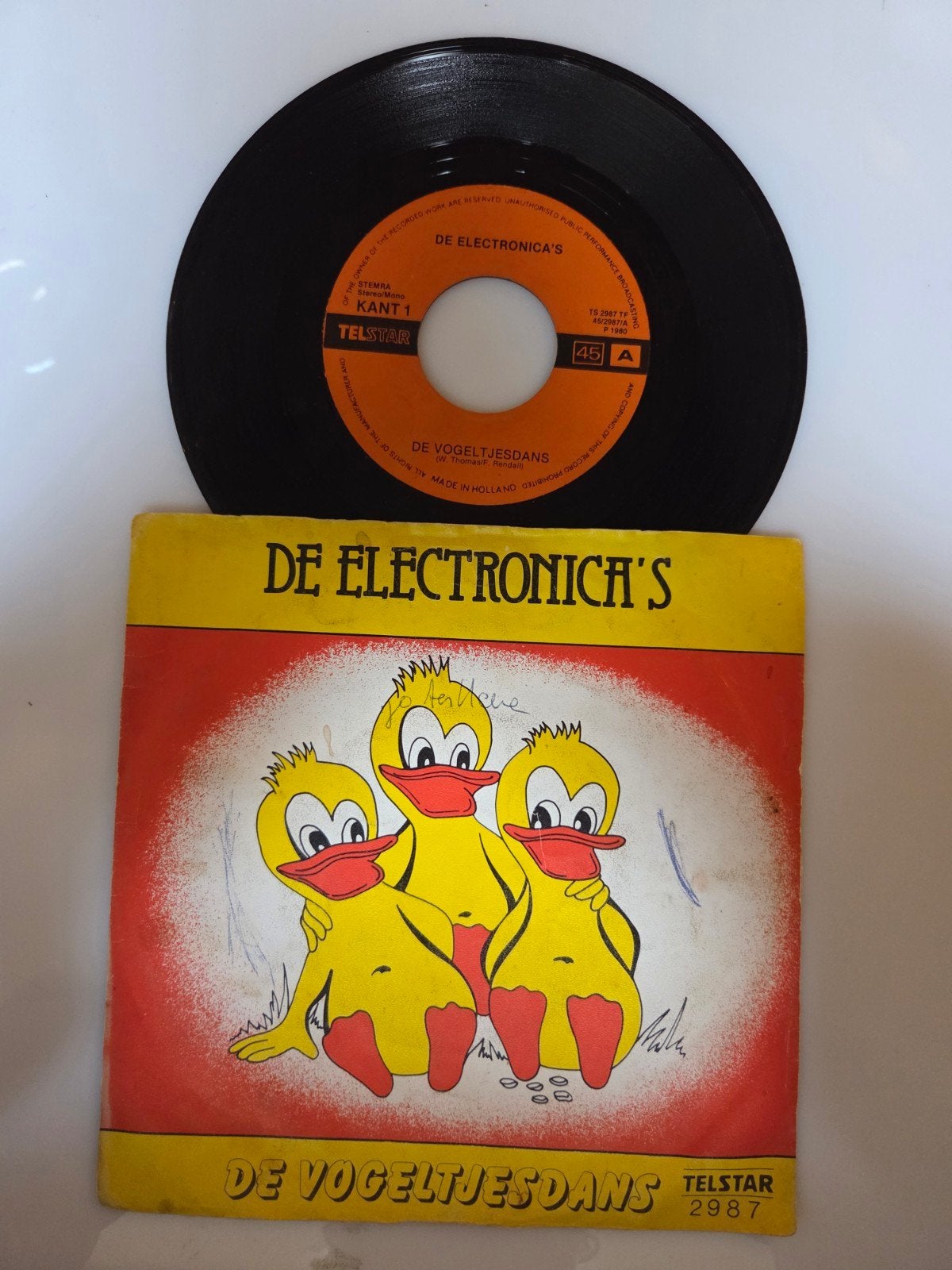 De Electronica's - De vogeltjesdans, Ophalen of Verzenden, Gebruikt, 7 inch, Nederlandstalig