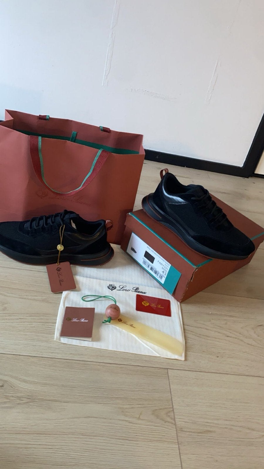 Loro Piana Week_end Walk maat 43, Kleding | Heren, Zwart, Nieuw, Ophalen of Verzenden, Sneakers of Gympen