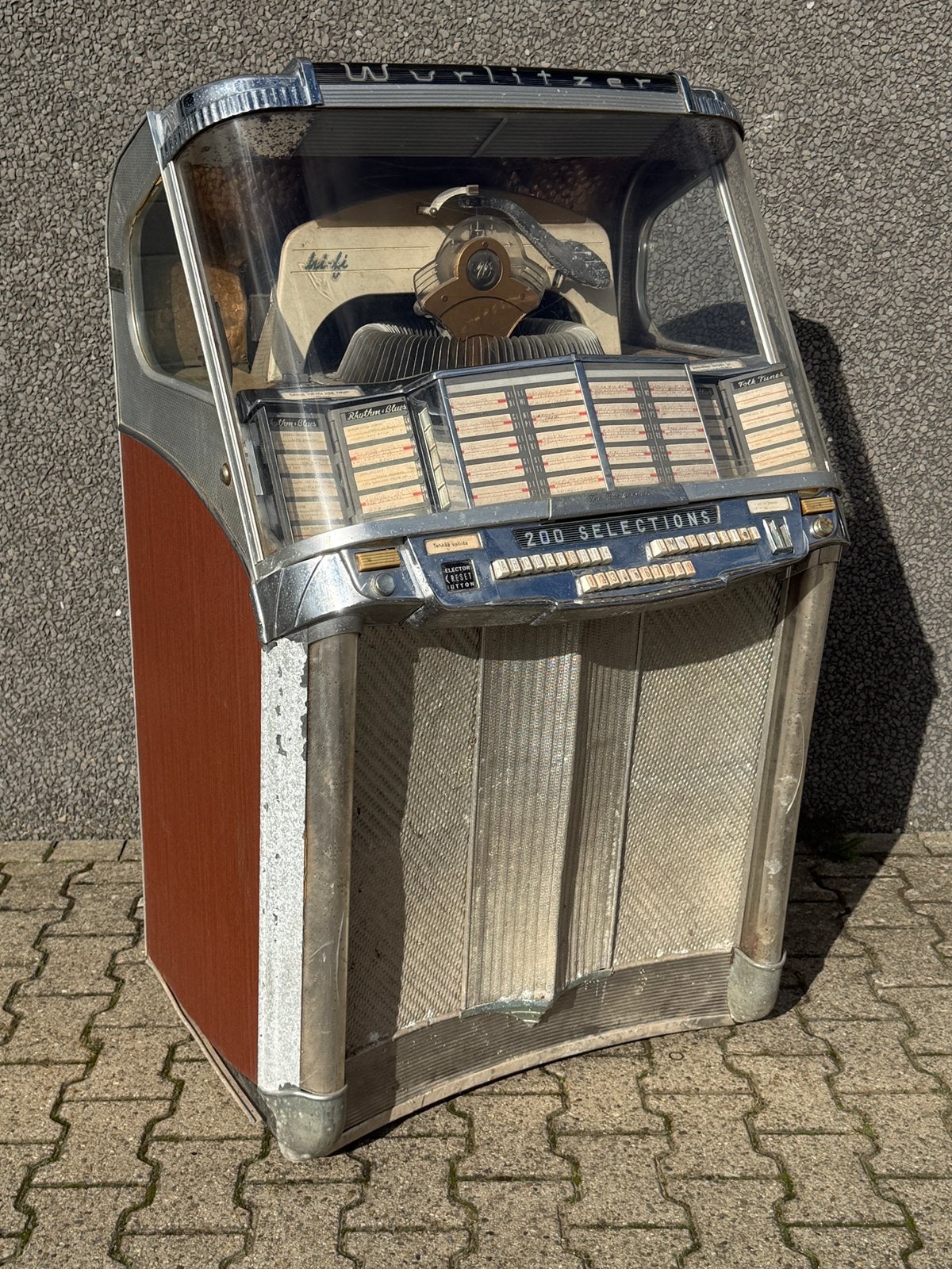 RESTAURATIE PROJECT: WURLITZER model 2000 jukebox, Verzamelen, Ophalen, 1950 tot 1960, NL, OJC