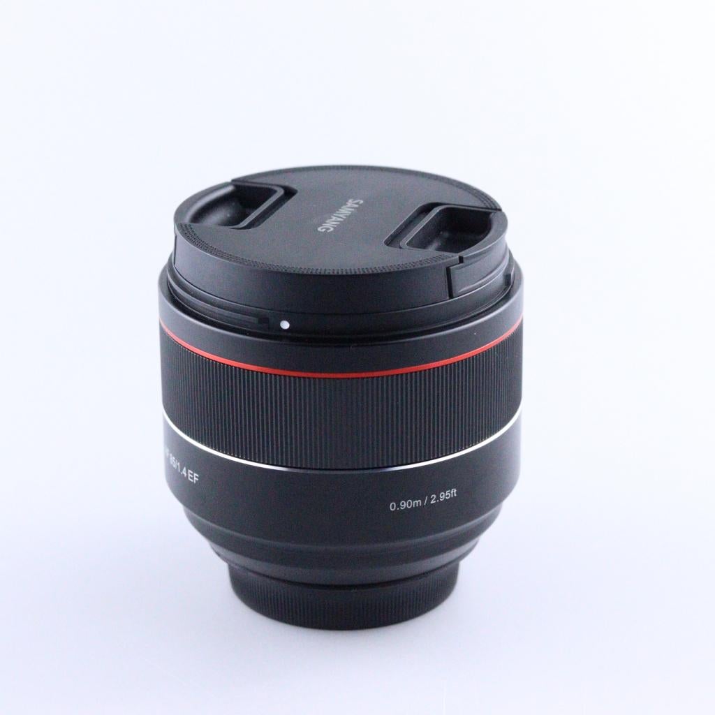 Samyang 85mm F1.4 AF Canon EF Lens, Flex Ltd., Zo goed als nieuw, https://flex.com/contact-us, Nobelstraat 10, 5807 GA Oostrum LB, Limburg, Nederland