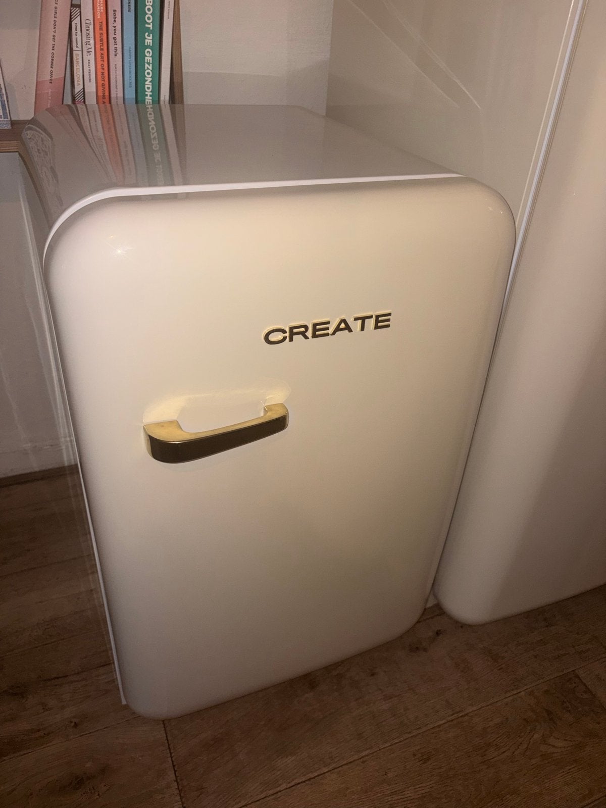Retro Tafelmodel koelkast Create 107L, Gebruikt, Minder dan 85 cm, 100 tot 150 liter, Ophalen of Verzenden