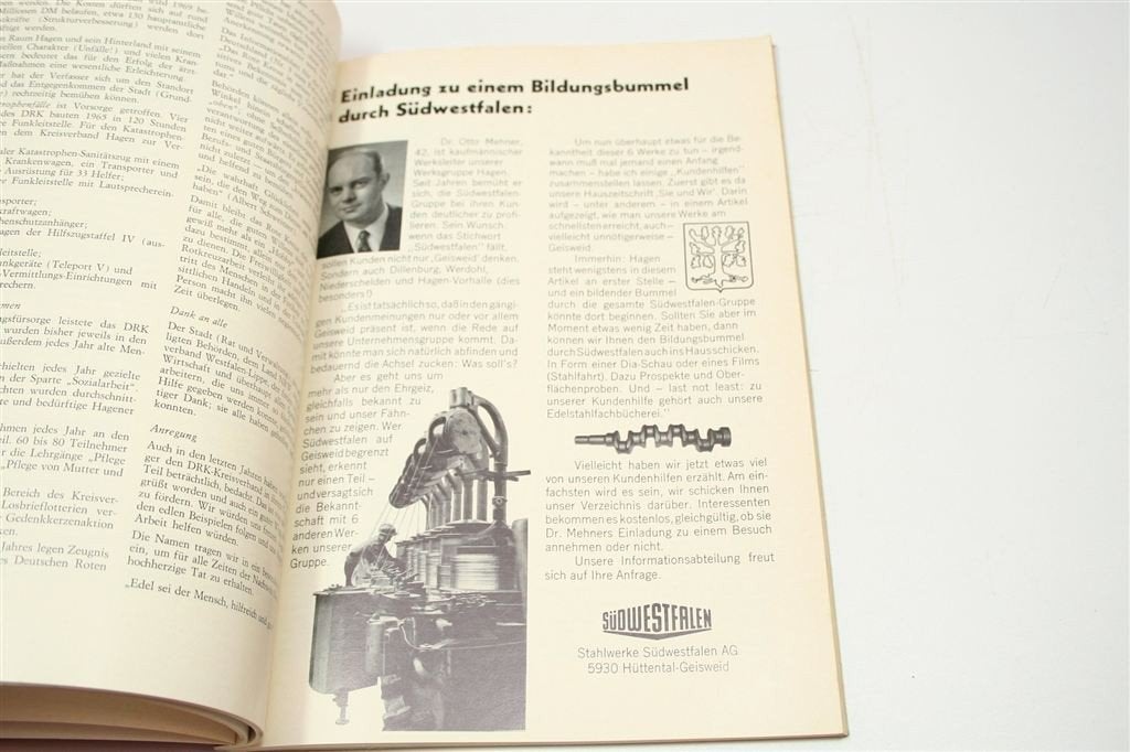 Hagener Heimatkalender — Jg. 11, Cultuur & Geschiedenis 1970, Ophalen of Verzenden, Gelezen, Overige gebieden