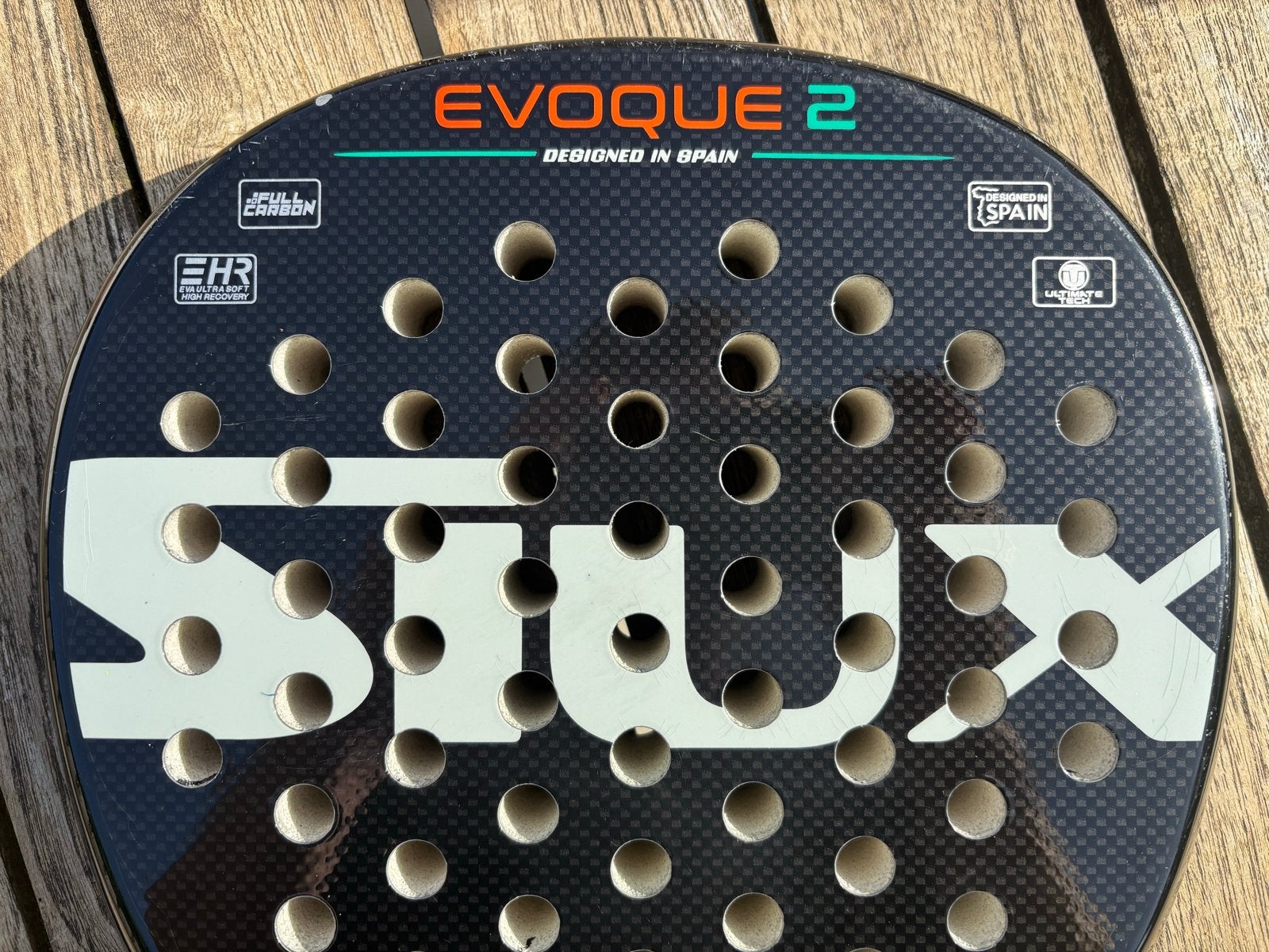 Siux Evoque 2 Padelracket - Zo goed als nieuw, Sport en Fitness, Padel, Ophalen of Verzenden, Gebruikt, Padelracket