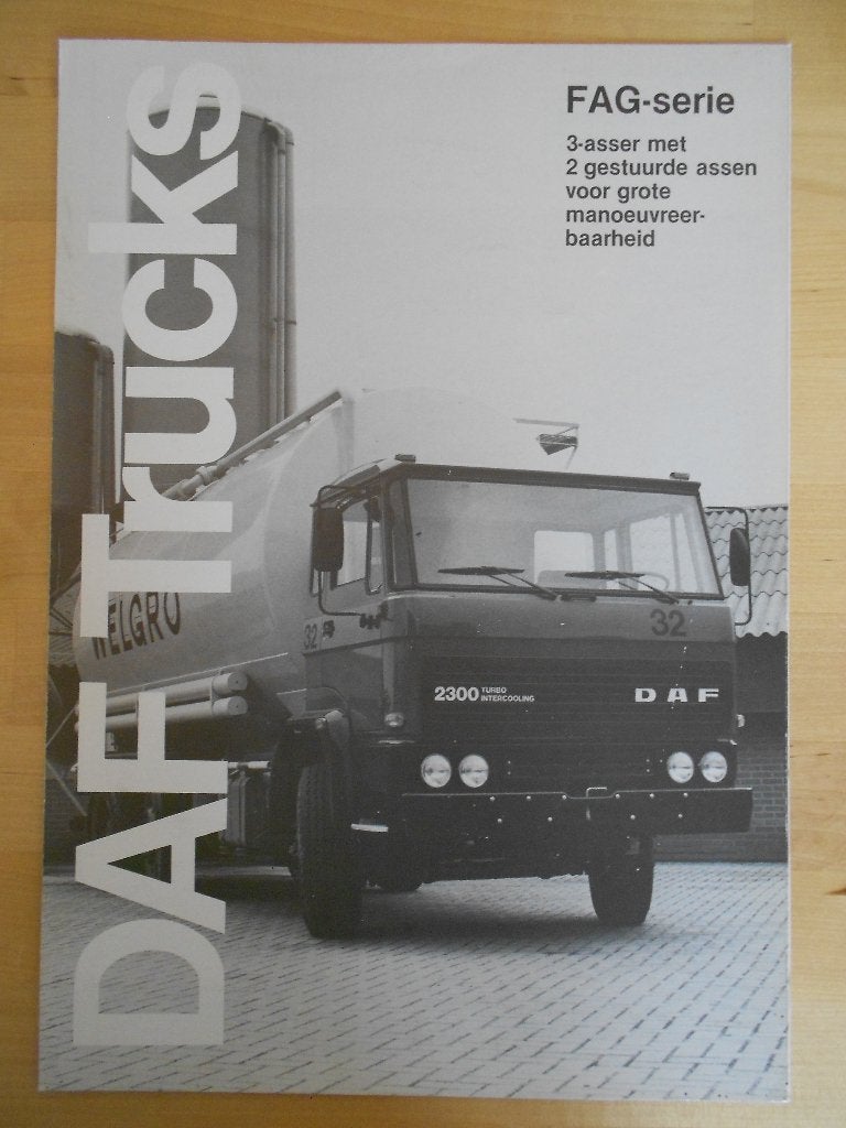DAF FAG 2300 Brochure ca 1980 – NL – FAG 2305, Ophalen of Verzenden, Zo goed als nieuw, Overige merken, DAF