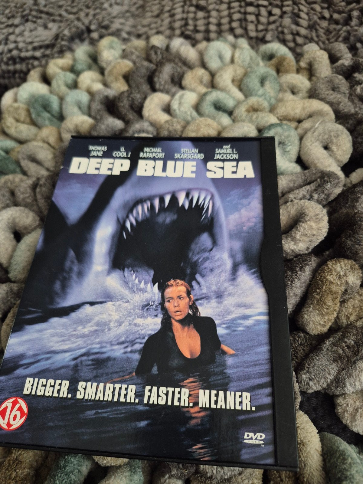 Deep Blue Sea DVD - Actiethriller met haaien, Vanaf 16 jaar, Ophalen of Verzenden, Inclusief doosje, Gebruikt