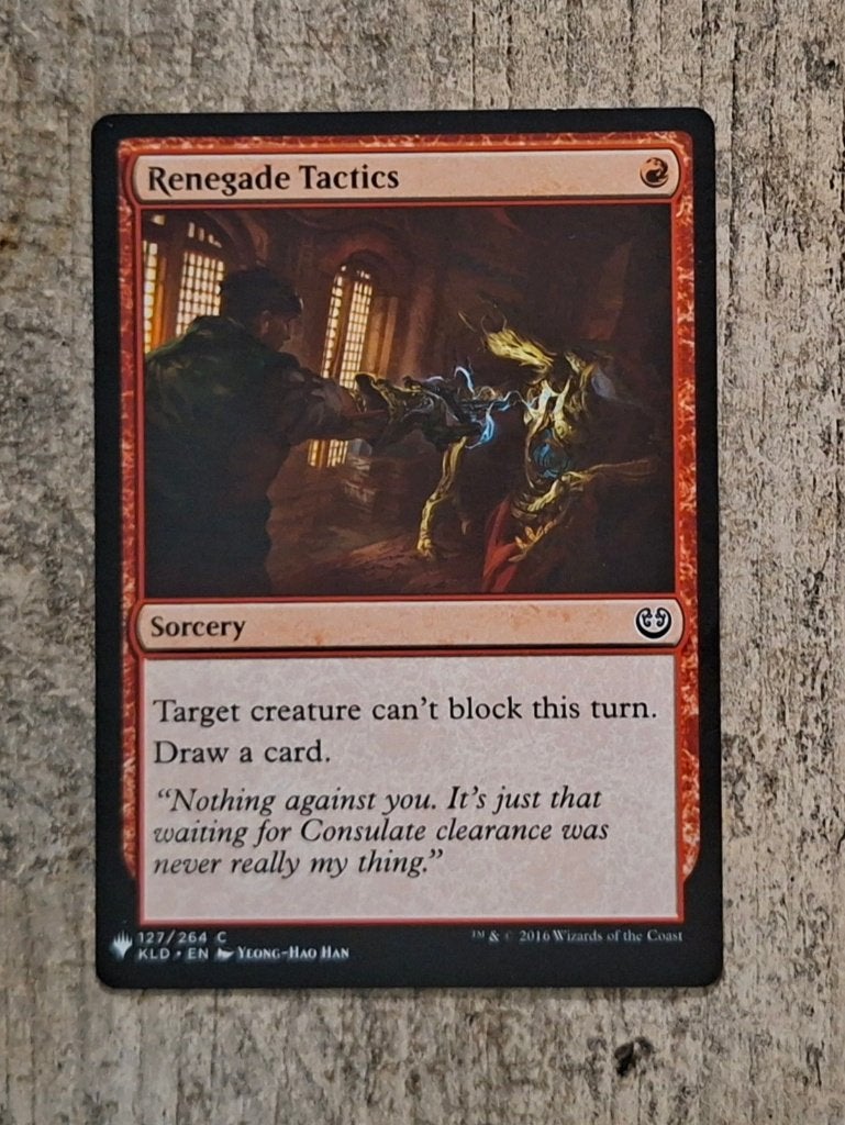Renegade Tactics - Magic the Gathering, Verzenden, Gebruikt, Losse kaart