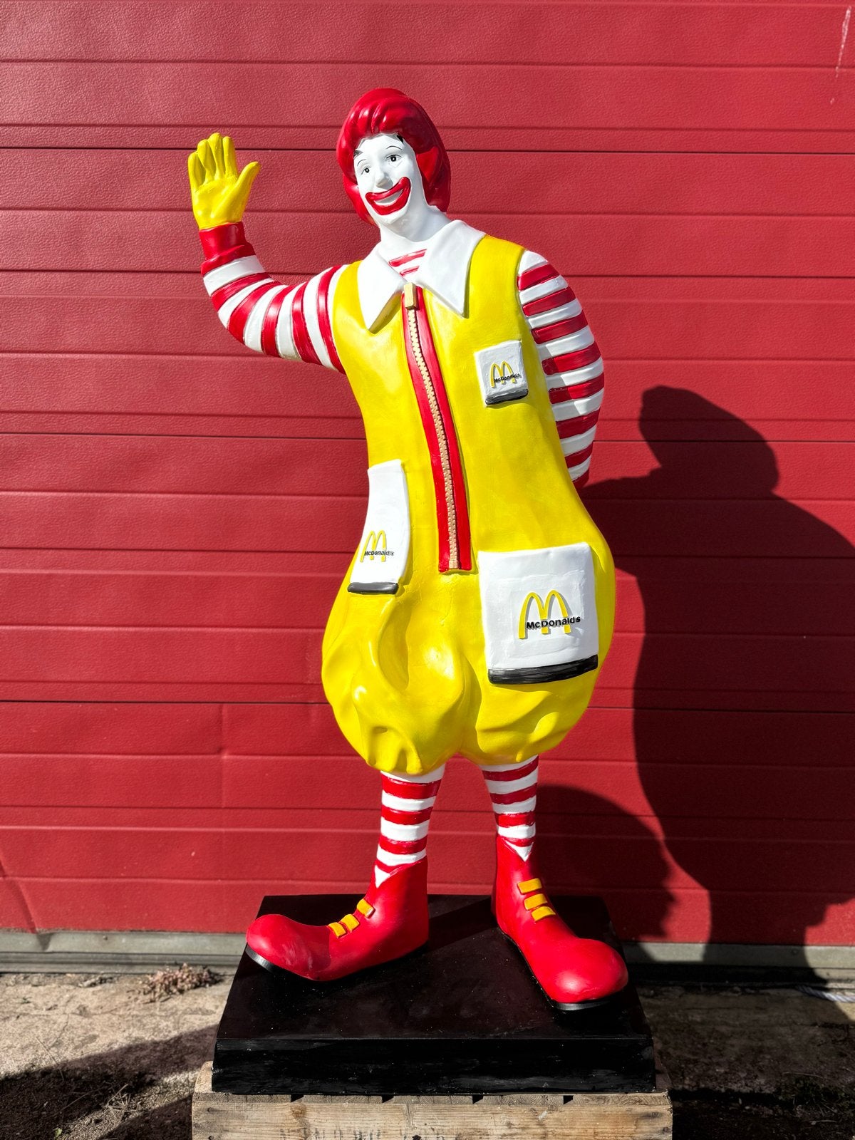 Grote Ronald McDonald Reclame Beeld, Ophalen, Reclamebord, Gebruikt, .