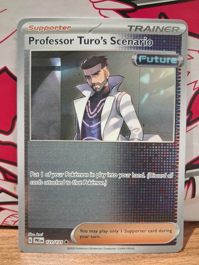Pokemon Professor Turo's Scenario PRE 121/131 reverse holo, Ophalen of Verzenden, Nieuw, Losse kaart